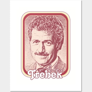 Alex Trebek / Retro Vintage Aesthetic Fan Design Posters and Art